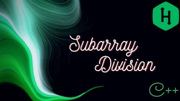 Subarray Division  HackerRank Solution