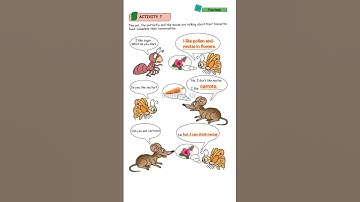 Class 2 | English Workbook | Activity - 7 | Conversation between Ant, butterfly and mouse