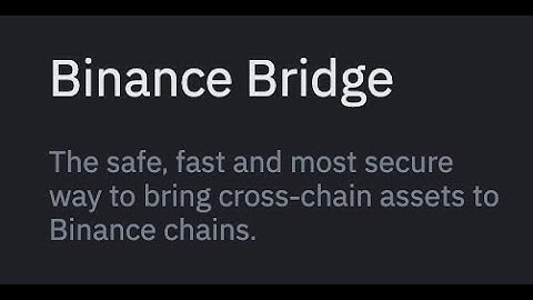 How to Turn Ethereum into BNB (Exchanging an ERC20 Token for a BEP-20 Token Using Binance Bridge)