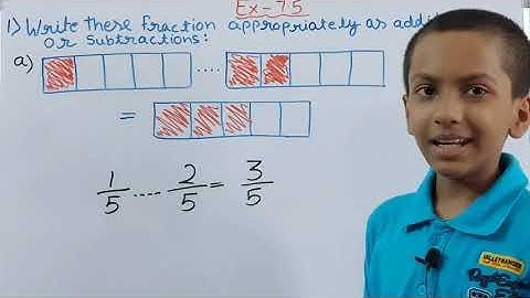 Q1 Ex 7.5 Fractions Chapter 7 NCERT Maths Class 6 | NCERT Solutions ||