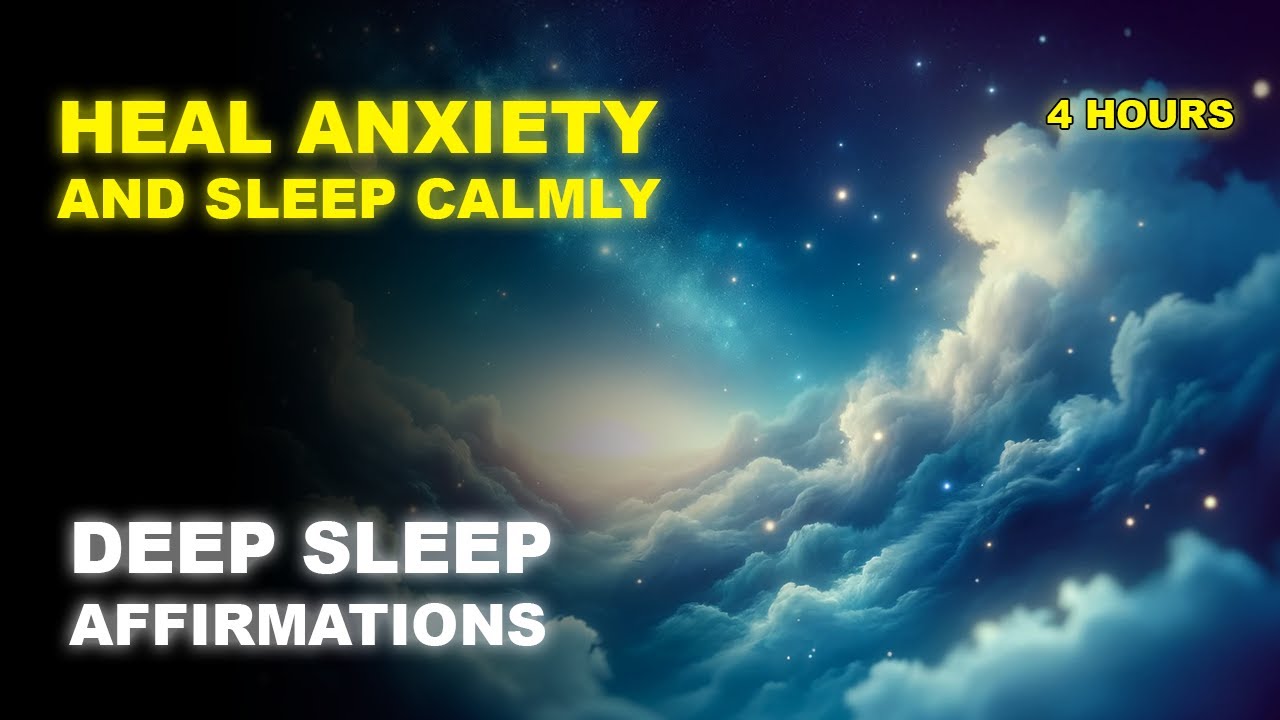 Deep Sleep Affirmations for Anxiety Relief - YouTube