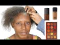 VIRAL  VIDEO👉 OVER 50 🔥GRANDMA❤️HAIR AND MAKEUP TRANSFORMATION MAKEUP TUTORIAL