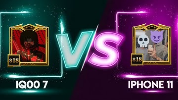 conqueror player with iphone🔥 challenge me for 1v1 and this happened 😈