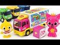 Delivery came~ Pororo Super Delivery Car! Deliver snacks to Pinkfong & BabySharks! | PinkyPopTOY