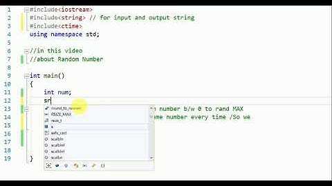 Random number in c++| Limit random numbers| Lecture 13