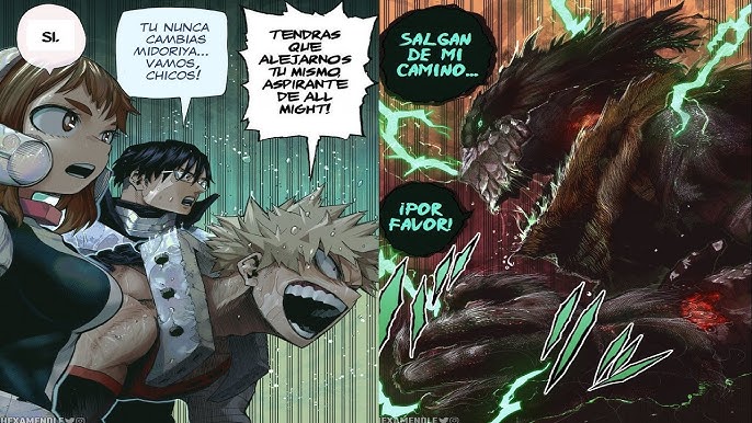 BOKU NO HERO 309: A BATALHA FINAL VAI COMEÇAR - DEKU E ALL MIGHT CONTRA  SHIGARAKI