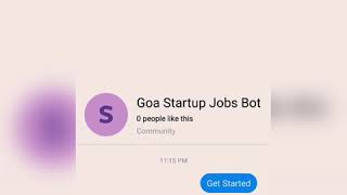 Goa Startup job bot demo | Nodejs | Open source screenshot 5