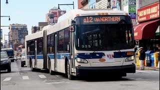 2012 New Flyer Xd60S And On The Q12 At Roosevelt Avenue And Union Street