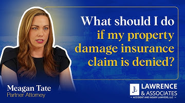 What should I do if my property damage insurance claim is denied?