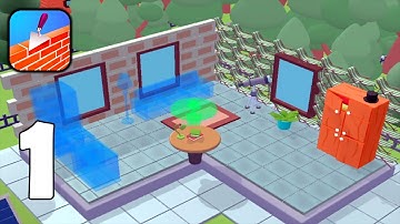 DIY Building Master Block 3D - Build A House - Part 1 - Gameplay Walkthrough