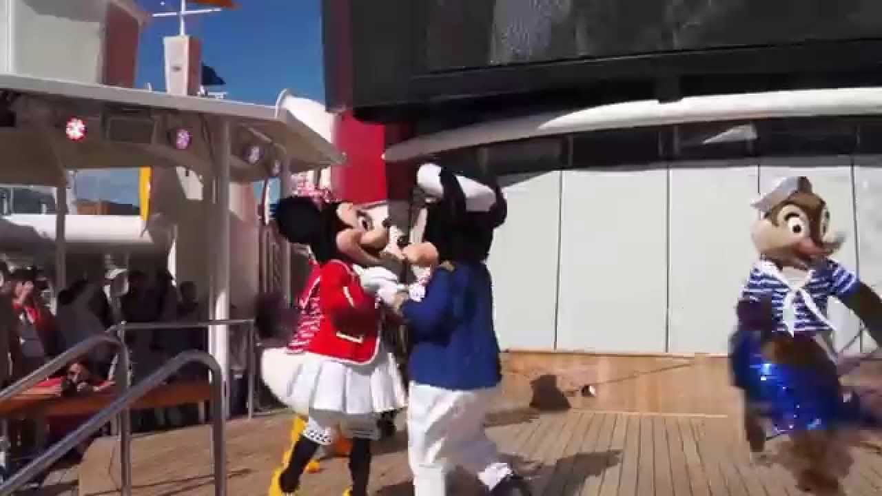 Adventures Away Deck Party Disney Wonder Alaska Jun 2014