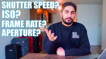 The Correct Order to Adjust Aperture, ISO, Frame Rate & Shutter Speed (VIDEOGRAPHY BASICS) 🎥