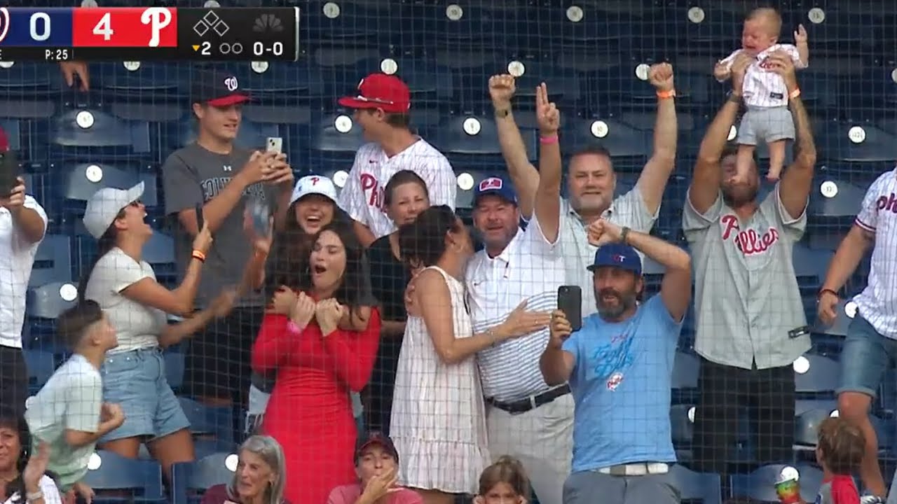 Wes Wilson hits homer in first career AB and has family in tears in stands!