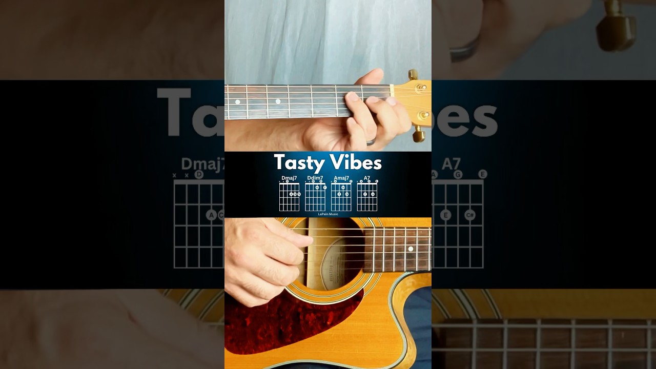 Tasty Vibes – Dmaj7 → Ddim7 → Amaj7 → A7 