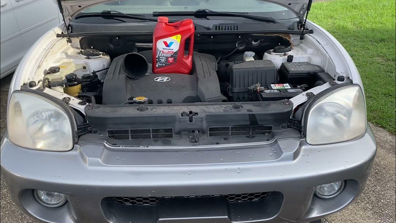 How to change transmission fluid in Hyundai Santa Fe (First Generation