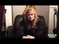 Dave Mustaine, talking about the song &quot;Never Dead&quot;