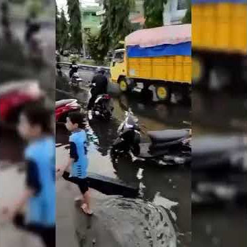 Air Laut Naik Di Kota Ternate.