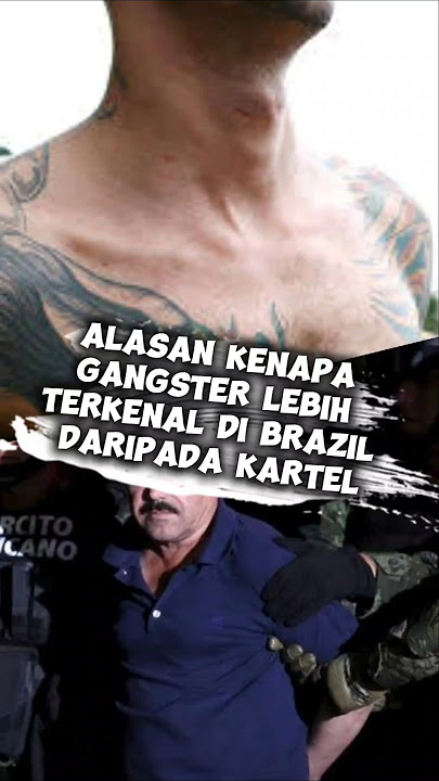 Gangsters are more popular in Brazil than Cartels #Brazil #cartels #gangsters #uniquefacts