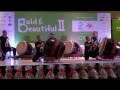 Drum performance by hands percussion for bald  beautiful ii