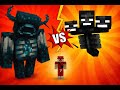 warden vs wither :Sebas