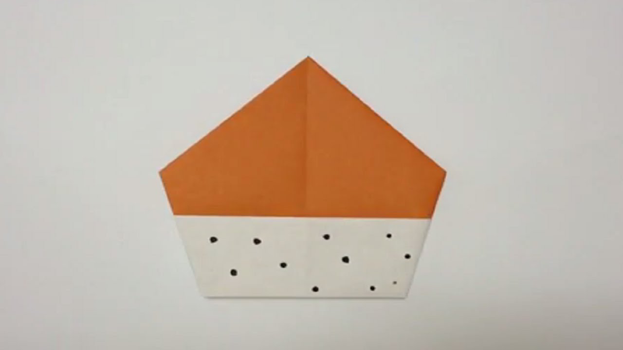 折り紙 栗 折り方 簡単な平面の折り方 立体ぽいクリの作り方