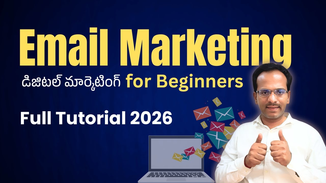 Email Marketing in 2026 | Free Full Advanced Digital Marketing Course in Telugu 2026 #seotelugu