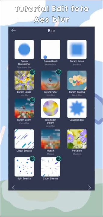 Tutorial Edit Foto Aes Blur (Buat Pemula)