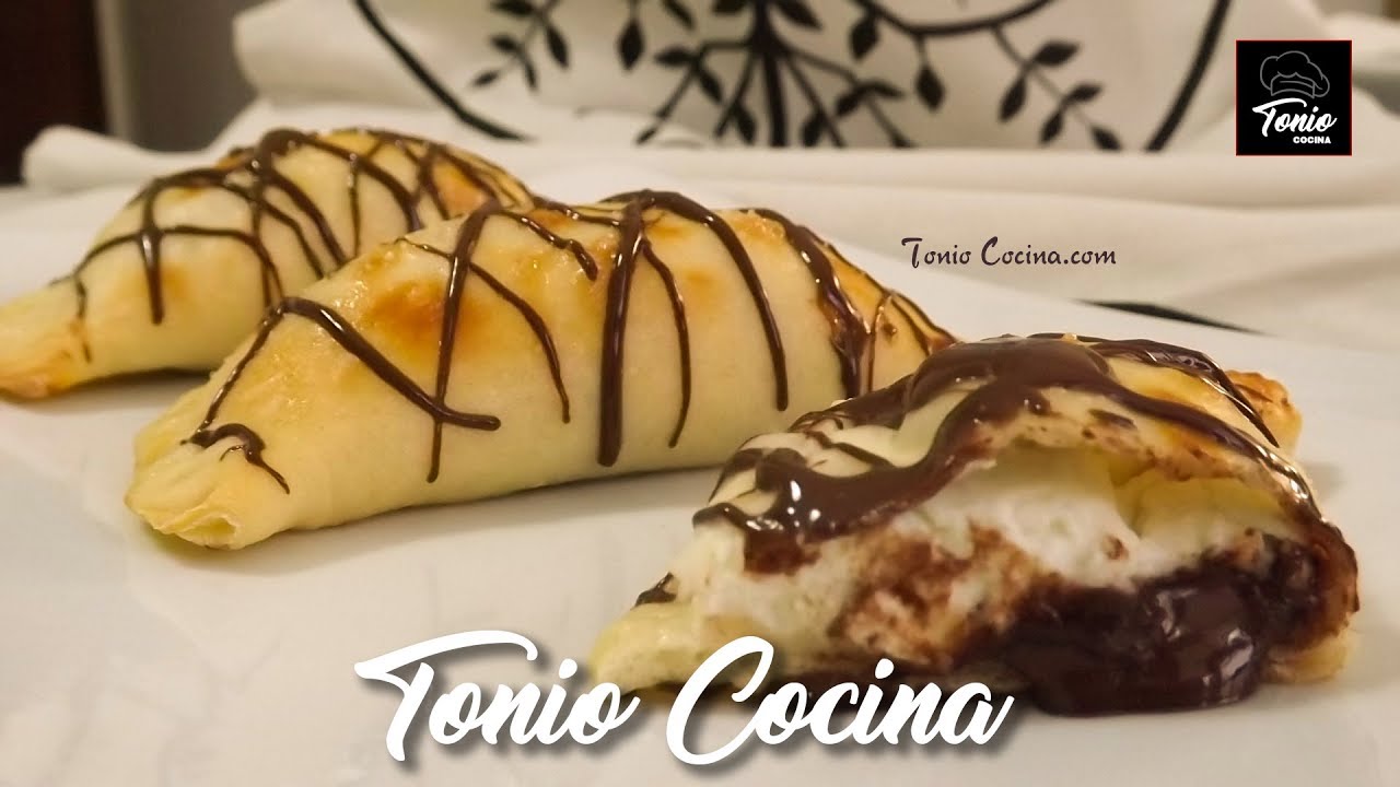 Empanadas de Queso y chocolate con masa casera | Pizza Calzone de Nutella | Tu Primer Pan #272#