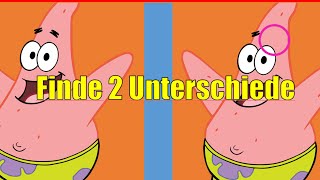 Finden Sie Die Unterschiede In Den Bildern, Spongebob Edition