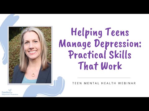 Helping Teens Manage Depression Practical Skills That Work
