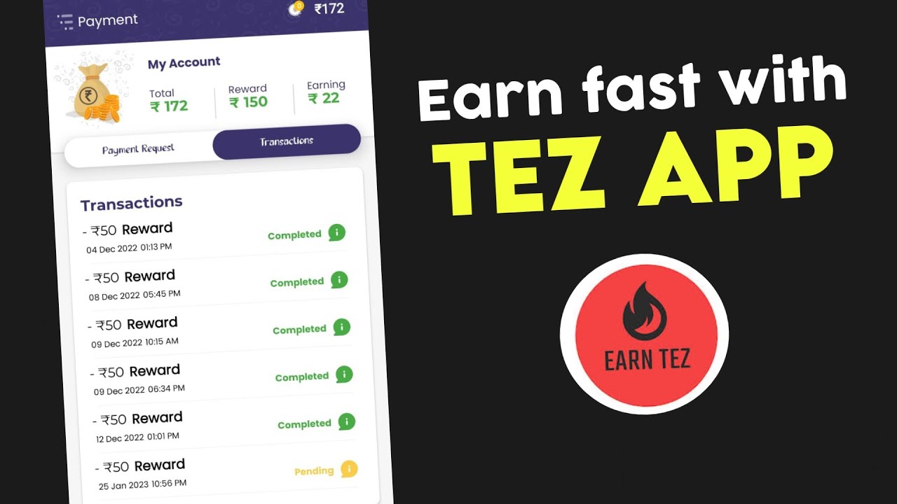How To Earn Money From TEZ APP 🔥