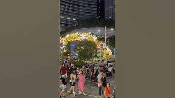 Christmas Street Performance at Orchard Road Singapore