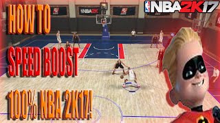 HOW TO SPEEDBOOST NBA 2K17| BEST SPEEDBURST CHEESE IN NBA 2K17 *Unpatchable* screenshot 5
