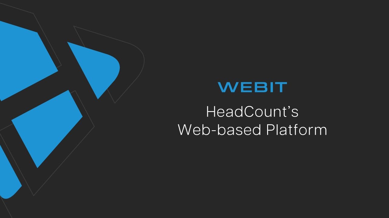 WEBIT | HeadCount's Web-based Platform