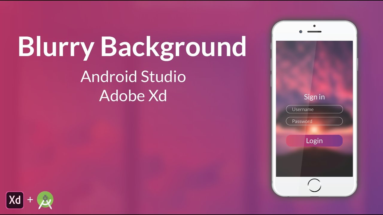 How to Blur Background in Android Studio - YouTube