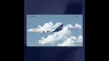 lufthansa website UI/UX Design Animation Examples For Inspiration