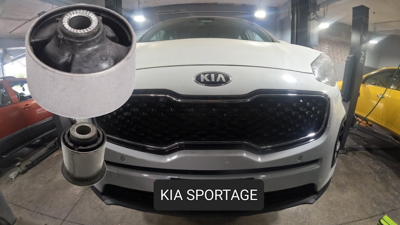 замена втулки рычага подвески киа спортейдж 2018 ... kia sportage 2018 ...