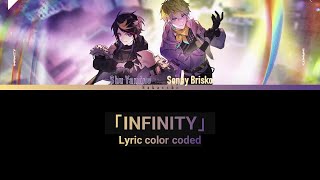 [NIJISANJI EN] Shu Yamino x Sonny Brisko - INFINITY Lyric color coded