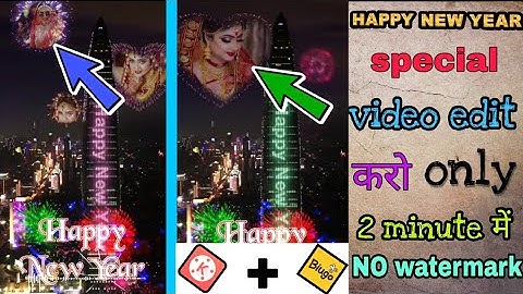 Happy New year special status video editing tutorial/happy New year video editing/happy New year2021