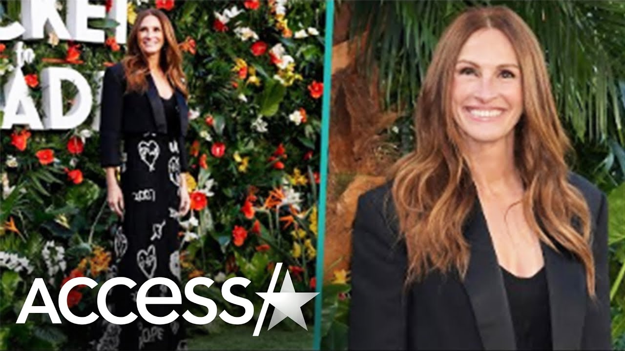 Julia Roberts’ Tribute To George Clooney, Husband & Kids On Gown