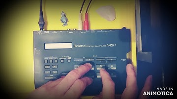 Roland MS-1 - Loop Loop (Lo-Fi) - Old School Beat making. Pitch 0 and -5 version.