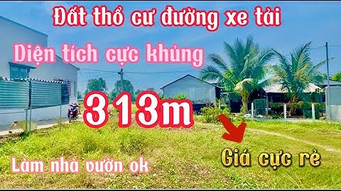 Đất Cần Giuộc Giá Rẻ| Đất thổ diện tích cực khủng giá cực rẻ,làm mô hình nhà vườn tuyệt vời.