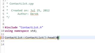 Data Structures Using C++  Linked List Implementation Part II List Class