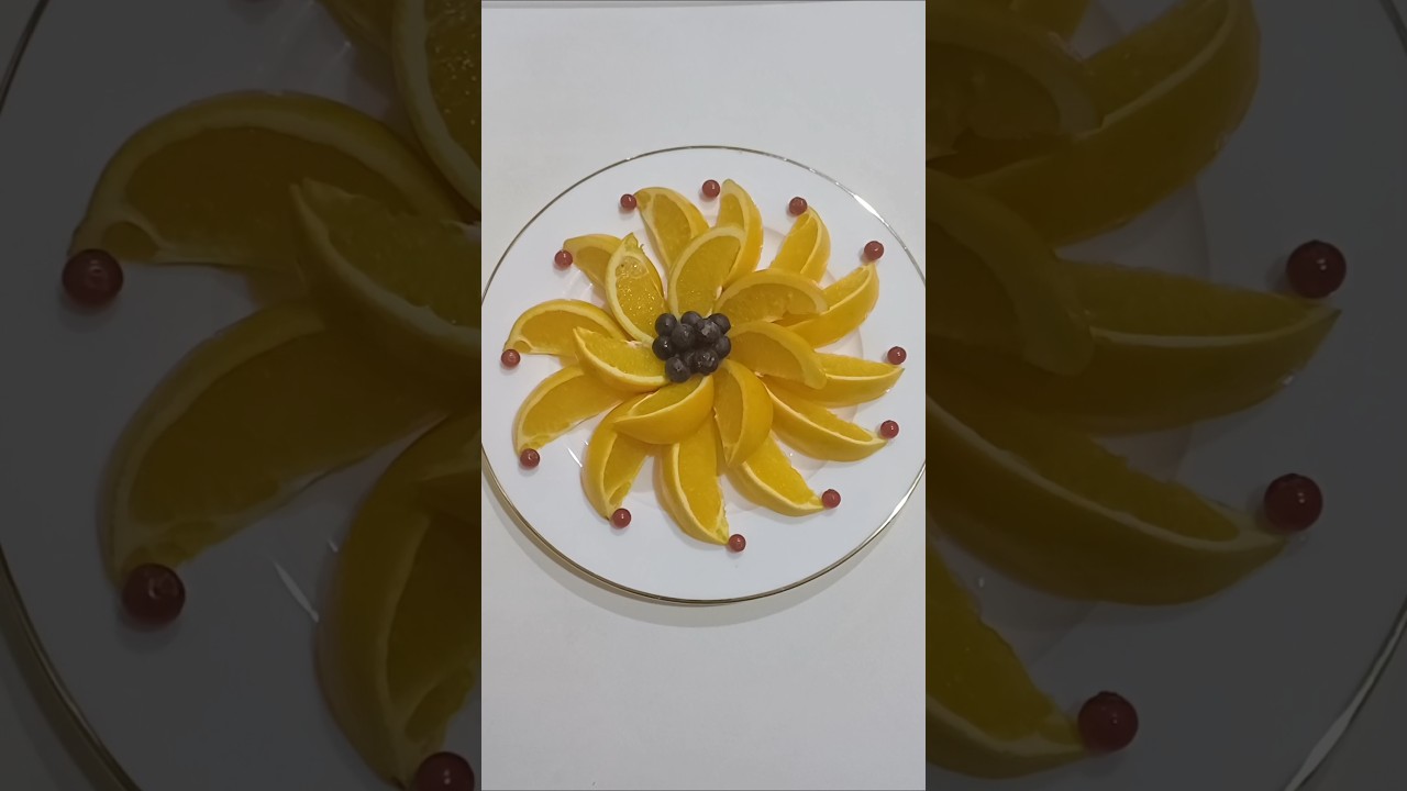 Fruit Plating Ideas #fruitdisplay #fruitplating #fruit
