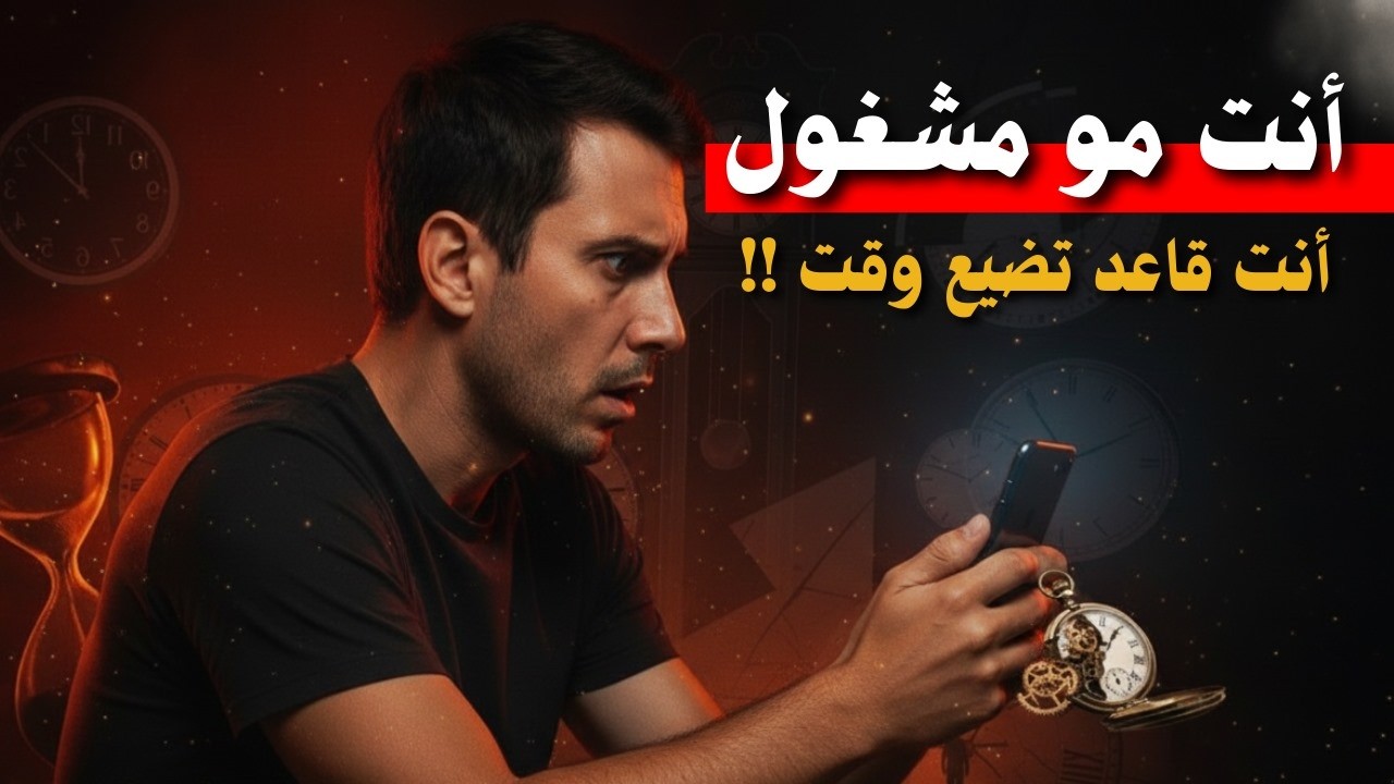 🔥 “راح تنصدم… نصف يومك يضيع وانت مفكر أنك مشغول!”