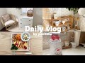 【 vlog 】IKEAのチェストが届いた🪴Ｉ キャビネットの塗り替え作業 Ｉ ヨーグルト作り🥣 Ｉ ヘルシーなランチと模様替え