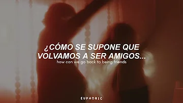 sombr - back to friends (Sub. Español + Lyrics) || "how can we go back to being friends?"