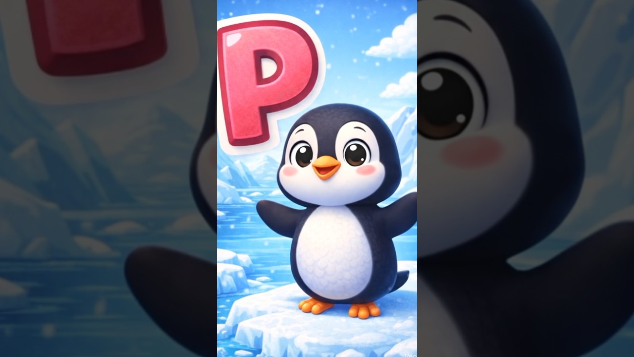 ‎“P is for penguin 🐧 | Learn ABC for Kids | Fun Alphabet Short” 