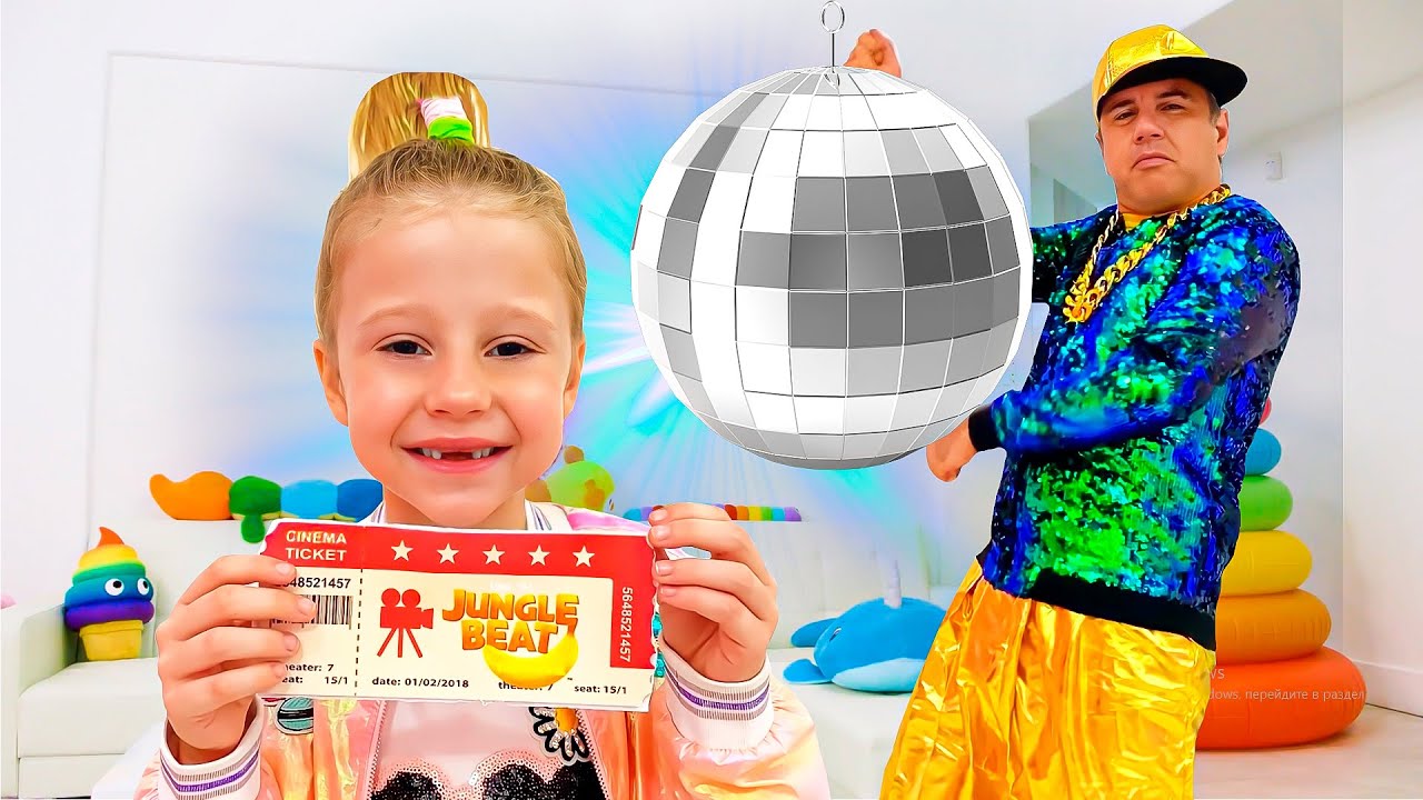 นาสเตียเข้าร่วมการแข่งขันเต้นและตอนอื่น ๆ สําหรับเด็ก ๆ