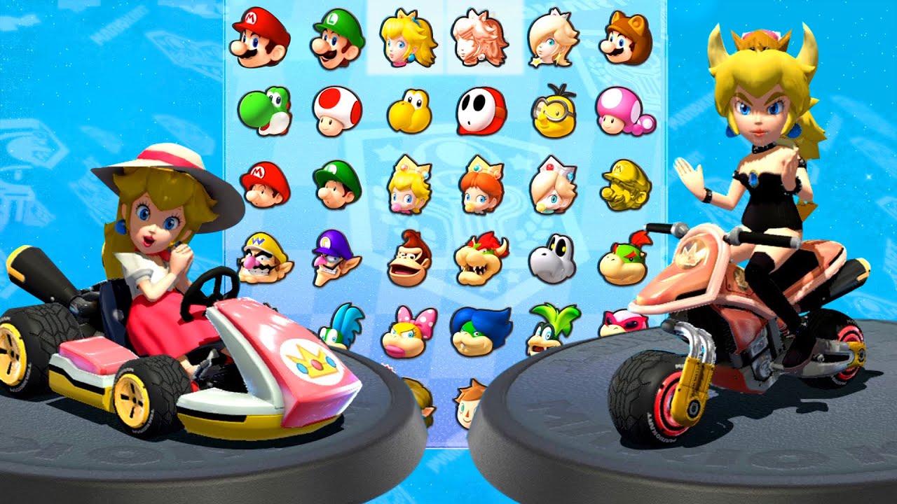 マリオカート8デラックス】フラワーカップ＆キノコカップの桃 Nintendo